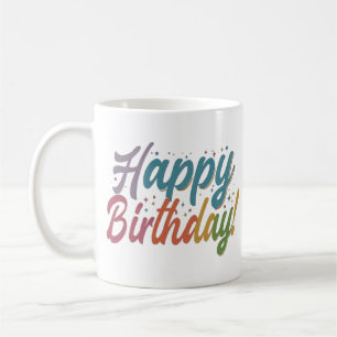 Grattis på födelsedagen-kaffe Mugg