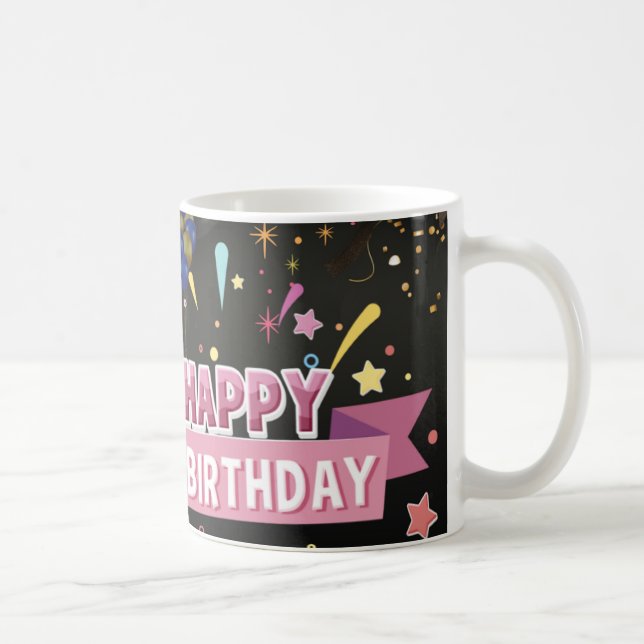 grattis på födelsedagen kaffemugg (Höger)