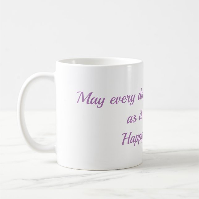 Grattis på födelsedagen! kaffemugg (Vänster)