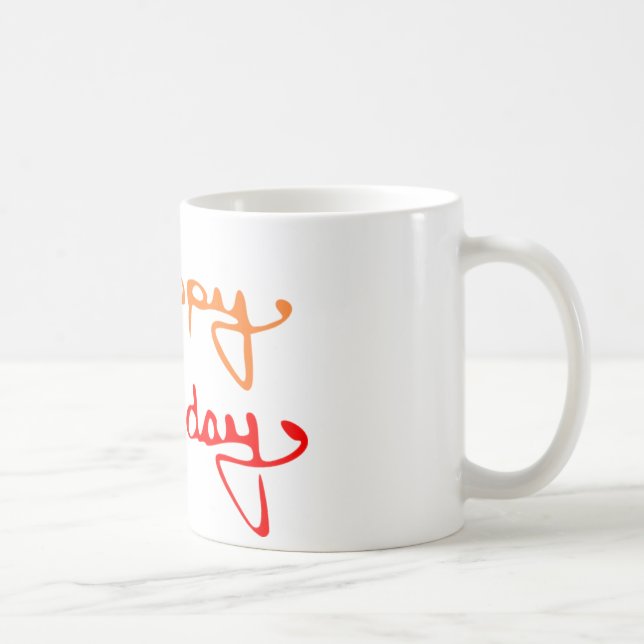 Grattis på födelsedagen kaffemugg (Höger)