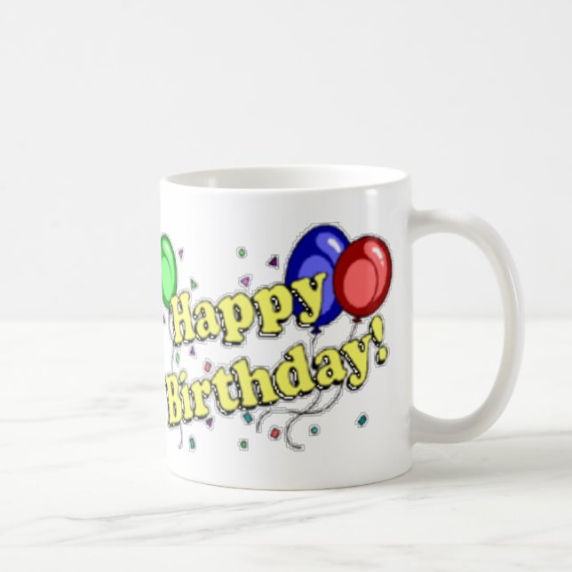 Grattis på födelsedagen kaffemugg (Höger)