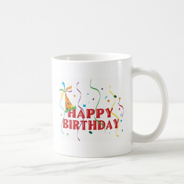 Grattis på födelsedagen kaffemugg (Höger)