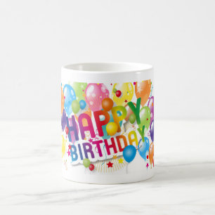 Grattis på födelsedagen kaffemugg