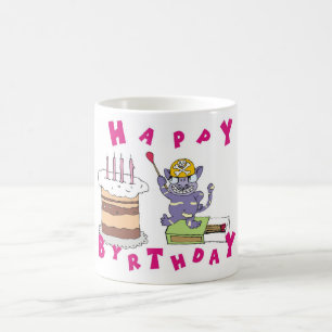 Grattis på födelsedagen! kaffemugg