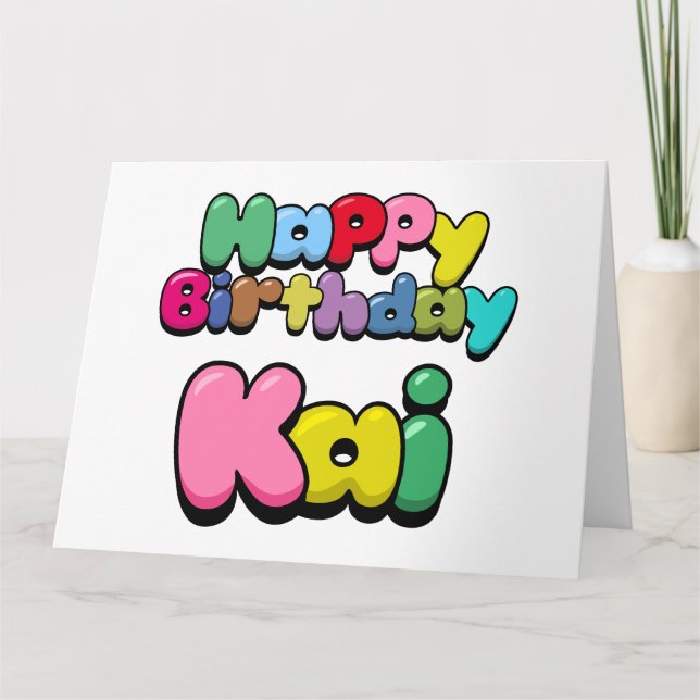 Grattis på födelsedagen Kai Kort (Framsida)