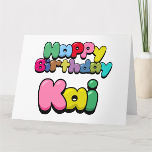 Grattis på födelsedagen Kai Kort