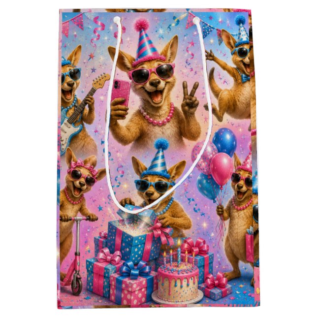 Grattis på födelsedagen Känguru Designark (Framsidan)