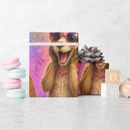 Grattis på födelsedagen känguru presentpapper