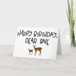 Grattis på födelsedagen, kära ett kort