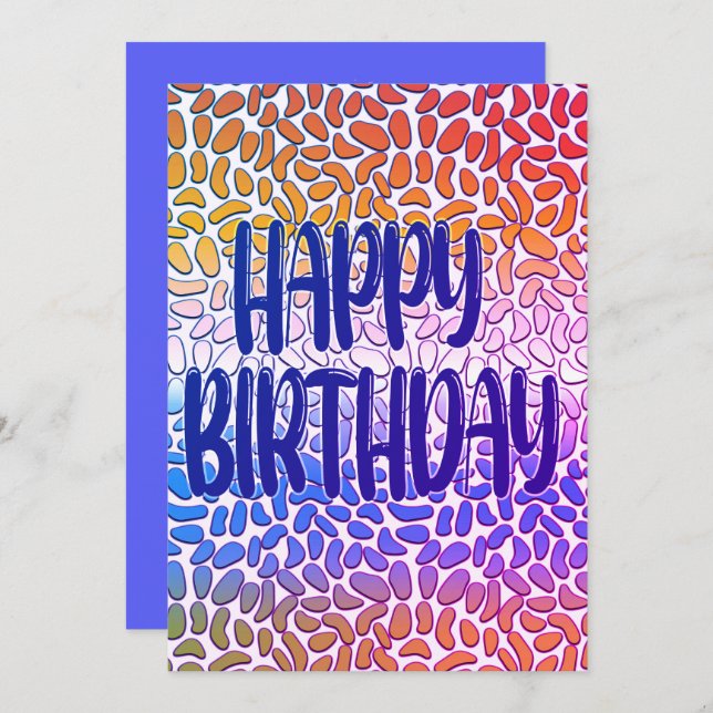 Grattis på födelsedagen kärlek! (Fram/baksida)