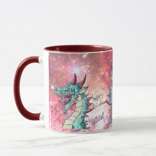 Grattis på födelsedagen Kärlek You Morsa Dragon Mu Mugg