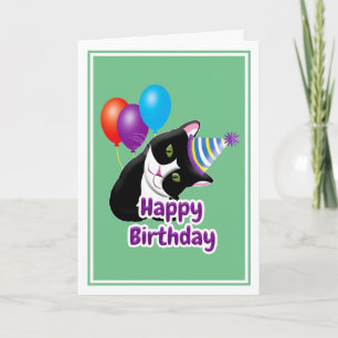 Grattis på födelsedagen katt kort