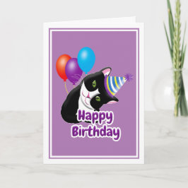 Grattis på födelsedagen katt kort