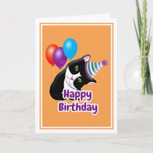 Grattis på födelsedagen katt kort