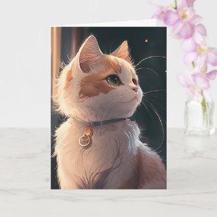 Grattis på födelsedagen Kattunge personalize Namn- Kort