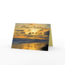 Grattis på födelsedagen, Kauai Beach Sunset