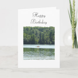 Grattis på födelsedagen | Kayaking Photo Kort