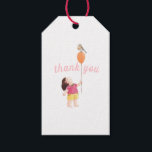 Grattis på födelsedagen Kids Girl Tack Presentetikett<br><div class="desc">Den här roligtens och den söta flickans födelsedag tack för att du presenterar märkrn har en glatt liten flicka som håller en ballong med en fågel som är framme på toppen. I samlingen "Bird on Balloon" ser vi barn leka, en drakflygning, en ballong, en kaka, en gitarr, en picknick basket....</div>
