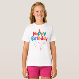 Grattis på födelsedagen Konfetti T Shirt