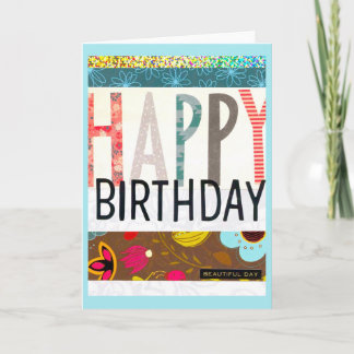 Grattis på födelsedagen! kort