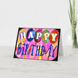 Grattis på födelsedagen kort