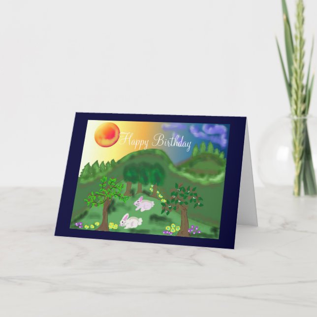 Grattis på födelsedagen kort (Framsida)