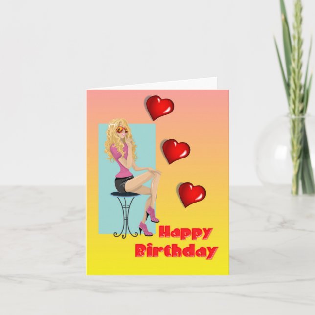 Grattis på födelsedagen kort (Framsida)