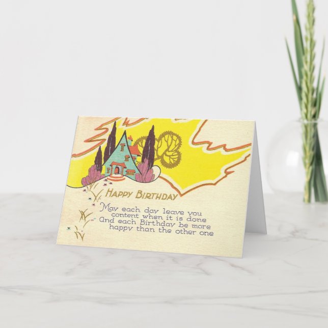 Grattis på födelsedagen kort (Framsida)