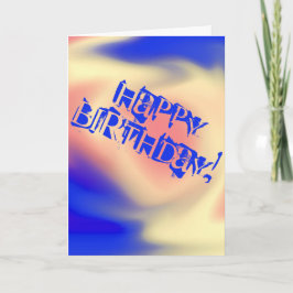 Grattis på födelsedagen! kort