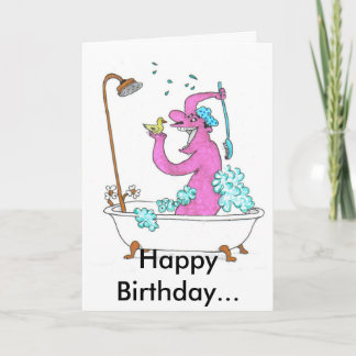 Grattis på födelsedagen... kort