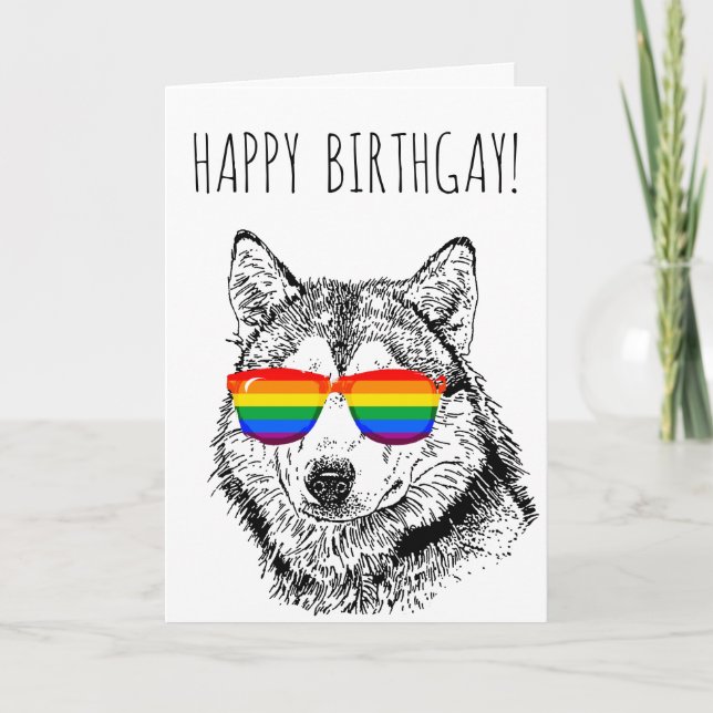 Grattis på Födelsedagen Kort (Framsida)