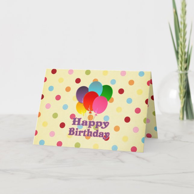 Grattis på födelsedagen kort (Framsida)