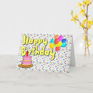 Grattis på födelsedagen kort