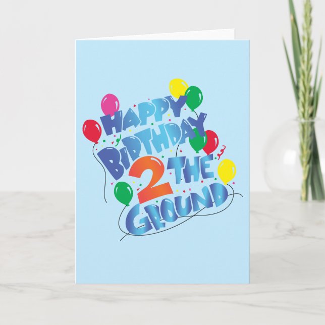 Grattis på födelsedagen kort (Framsida)