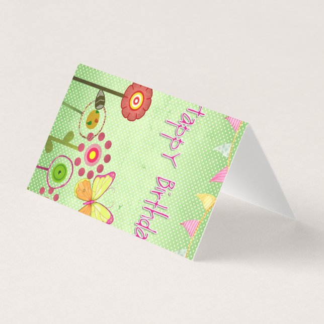 Grattis på födelsedagen kort (Framsida)