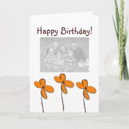 Grattis på födelsedagen! kort