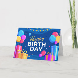 Grattis på födelsedagen kort