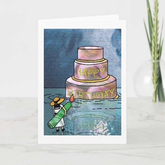 Grattis på födelsedagen kort (Framsida)