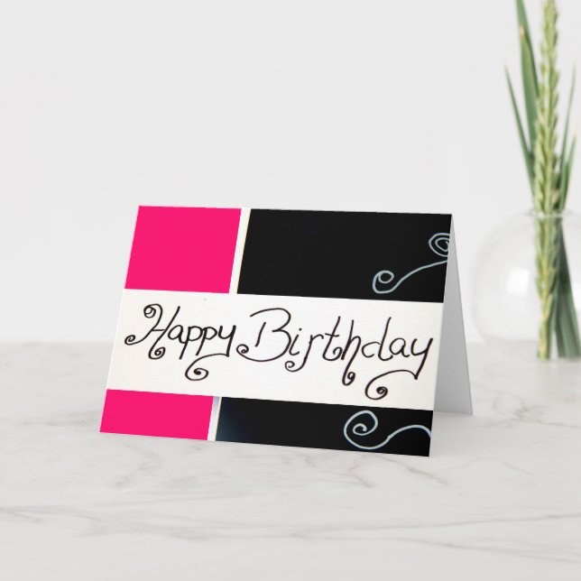 grattis på födelsedagen kort (Framsida)