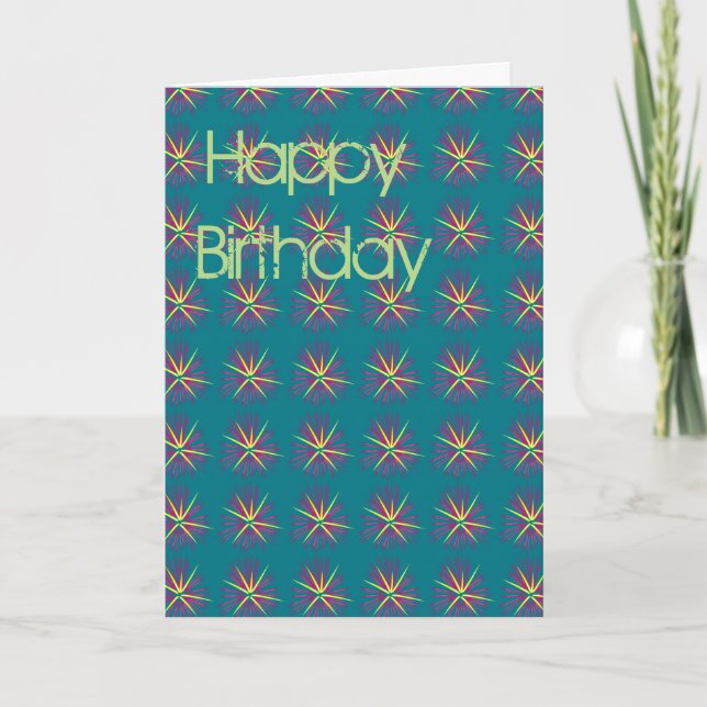 Grattis på födelsedagen kort (Framsida)