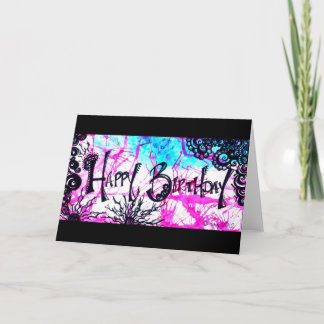 Grattis på födelsedagen kort