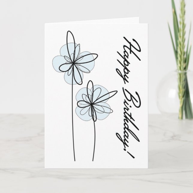 Grattis på födelsedagen kort (Framsida)