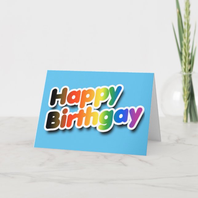 Grattis på födelsedagen Kort (Framsida)