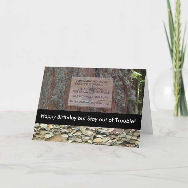 Grattis på födelsedagen kort (Framsida)