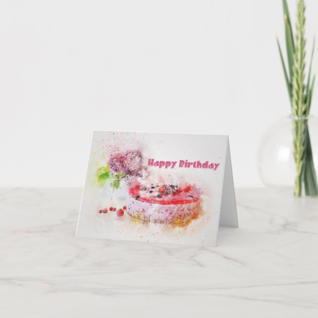 Grattis på födelsedagen kort (Framsida)