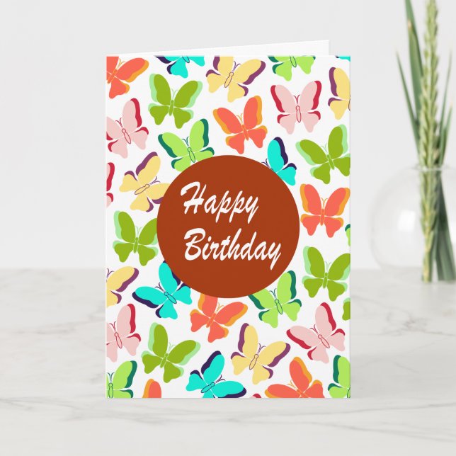 Grattis på födelsedagen kort (Framsida)