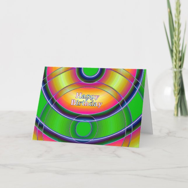 Grattis på födelsedagen kort (Framsida)