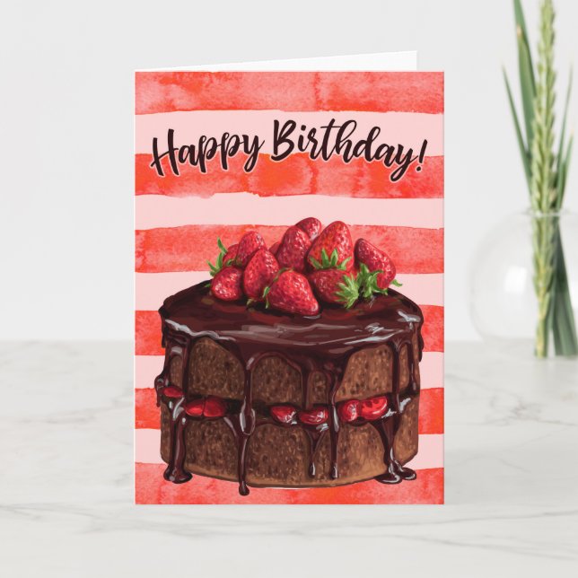 Grattis på födelsedagen kort (Framsida)