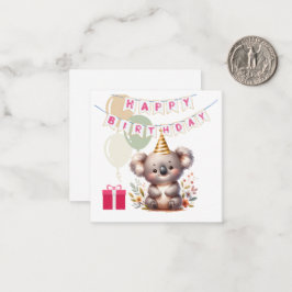 Grattis på födelsedagen-kort anteckningskort