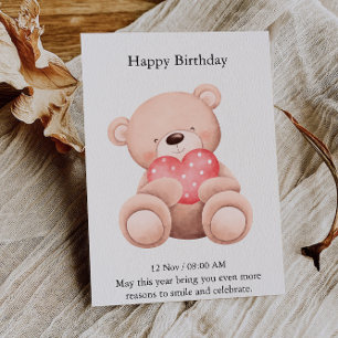 Grattis på födelsedagen-kort för elegant inbjudningar